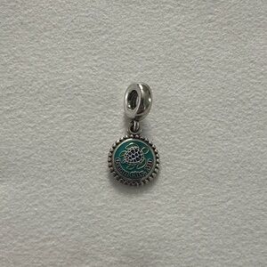 Pandora Silver Logo Charm Ocean City